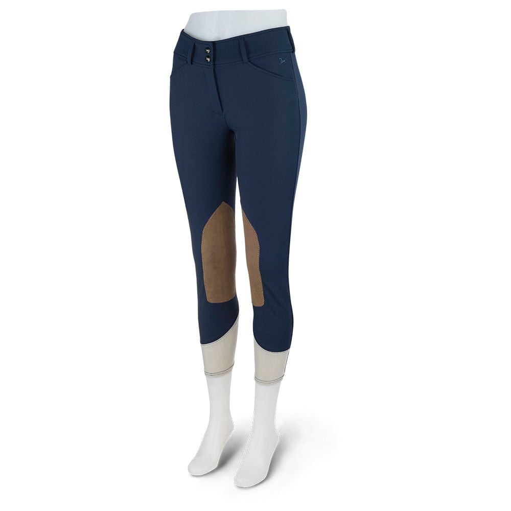 RJ Classics Breeches Navy / 22 RJ Classics Anna Mid-Rise Front Zip Breech equestrian team apparel online tack store mobile tack store custom farm apparel custom show stable clothing equestrian lifestyle horse show clothing riding clothes horses equestrian tack store