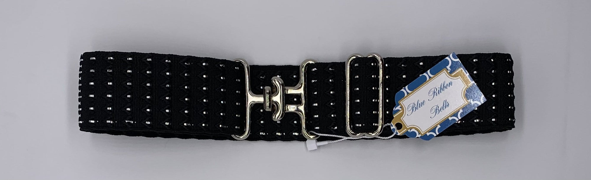Blue Ribbon Belts Belt Black with Silver Speckle Belt 1.5 Inch equestrian team apparel online tack store mobile tack store custom farm apparel custom show stable clothing equestrian lifestyle horse show clothing riding clothes horses equestrian tack store