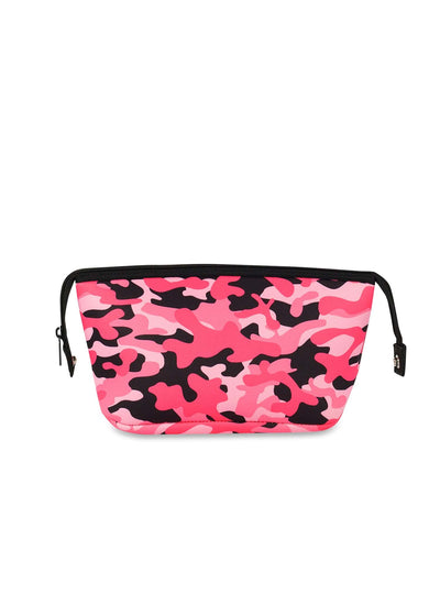 Haute Shore Bags Pink Camo Erin Cosmetic Case equestrian team apparel online tack store mobile tack store custom farm apparel custom show stable clothing equestrian lifestyle horse show clothing riding clothes horses equestrian tack store
