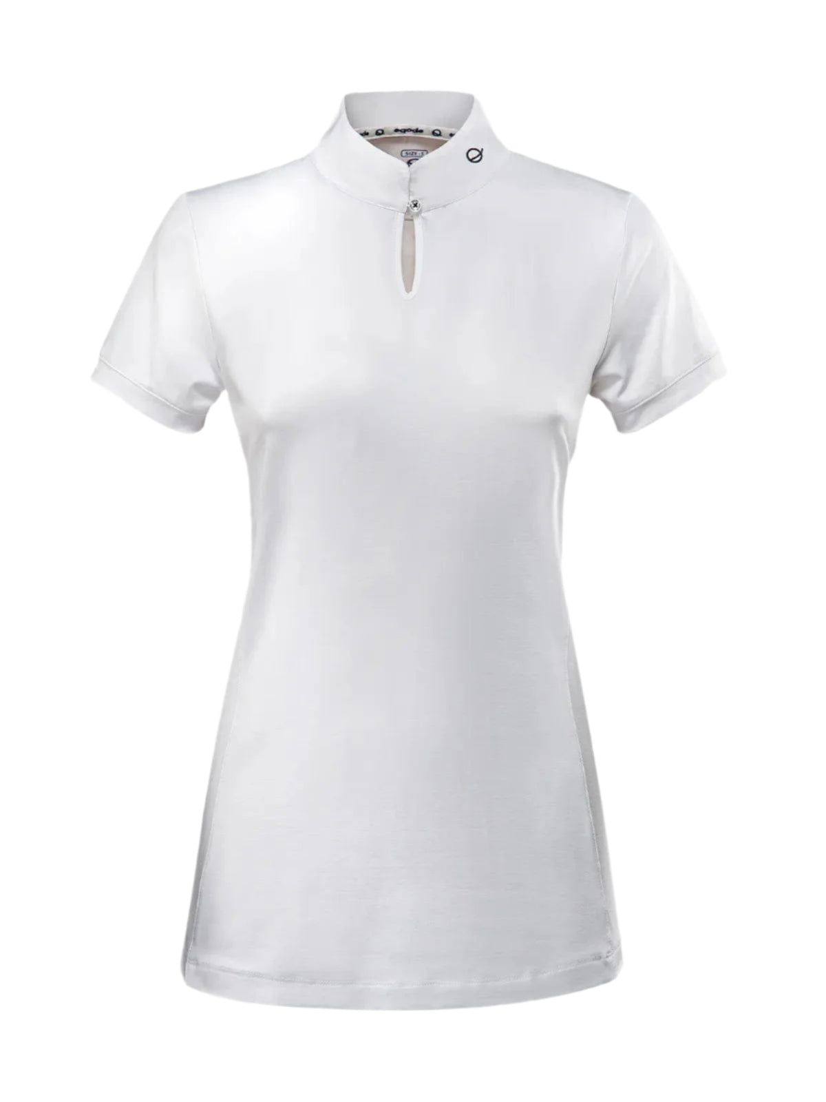 EQODE By Equiline Coats & Jackets EQODE by Equiline WOMEN'S SHORT SLEEVE SHOW SHIRT KEYHOLE COLLAR equestrian team apparel online tack store mobile tack store custom farm apparel custom show stable clothing equestrian lifestyle horse show clothing riding clothes horses equestrian tack store