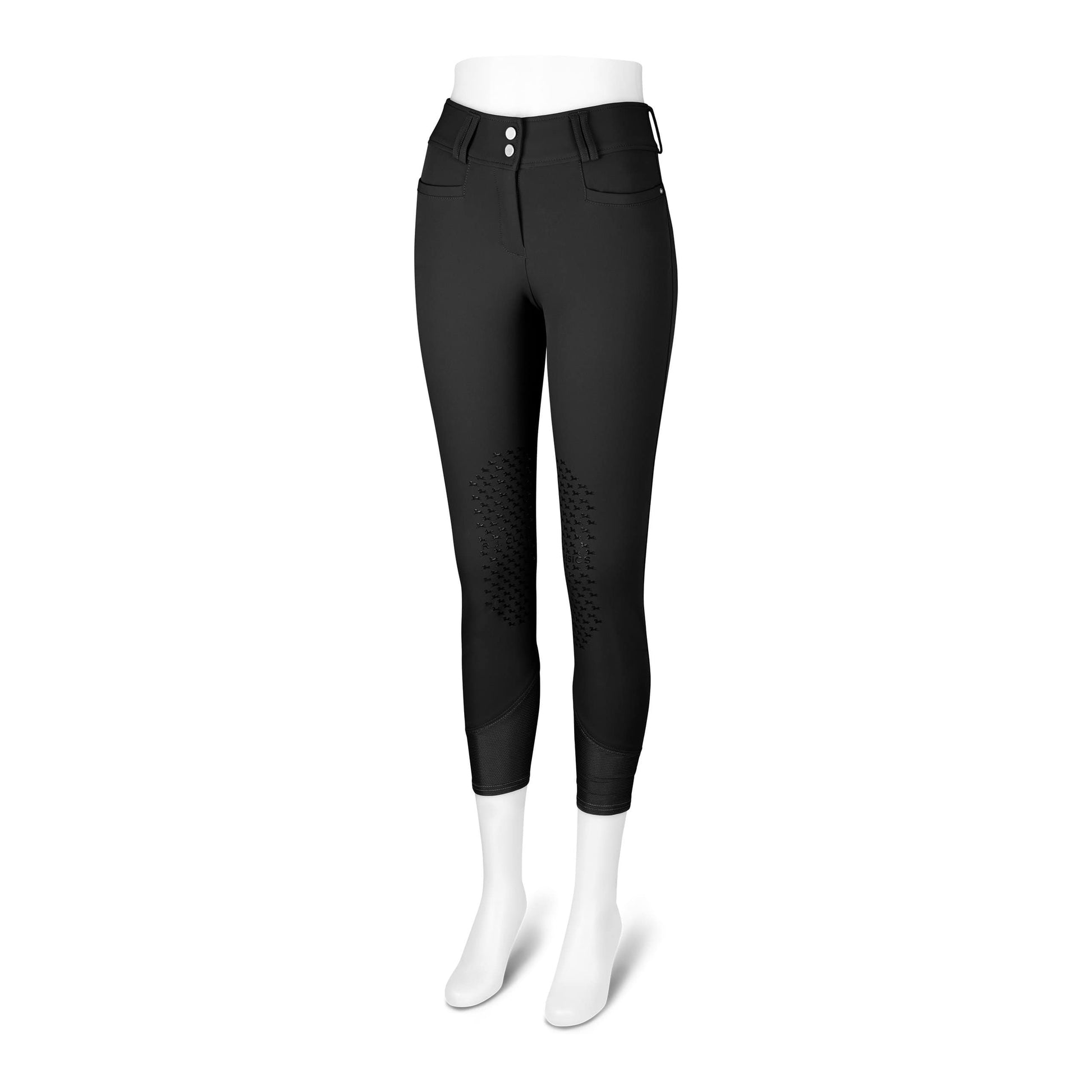 RJ Classics Breeches 24 / black RJ Classics Harper Breeches - Silicone Knee equestrian team apparel online tack store mobile tack store custom farm apparel custom show stable clothing equestrian lifestyle horse show clothing riding clothes horses equestrian tack store