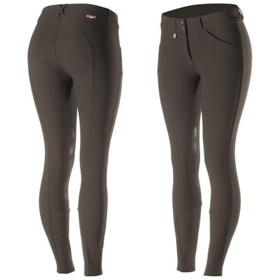 Horze Breeches US 22 (EU 34) / Brown Horze Women's Grand Prix Knee Patch Breeches - Silicone Patches equestrian team apparel online tack store mobile tack store custom farm apparel custom show stable clothing equestrian lifestyle horse show clothing riding clothes horses equestrian tack store