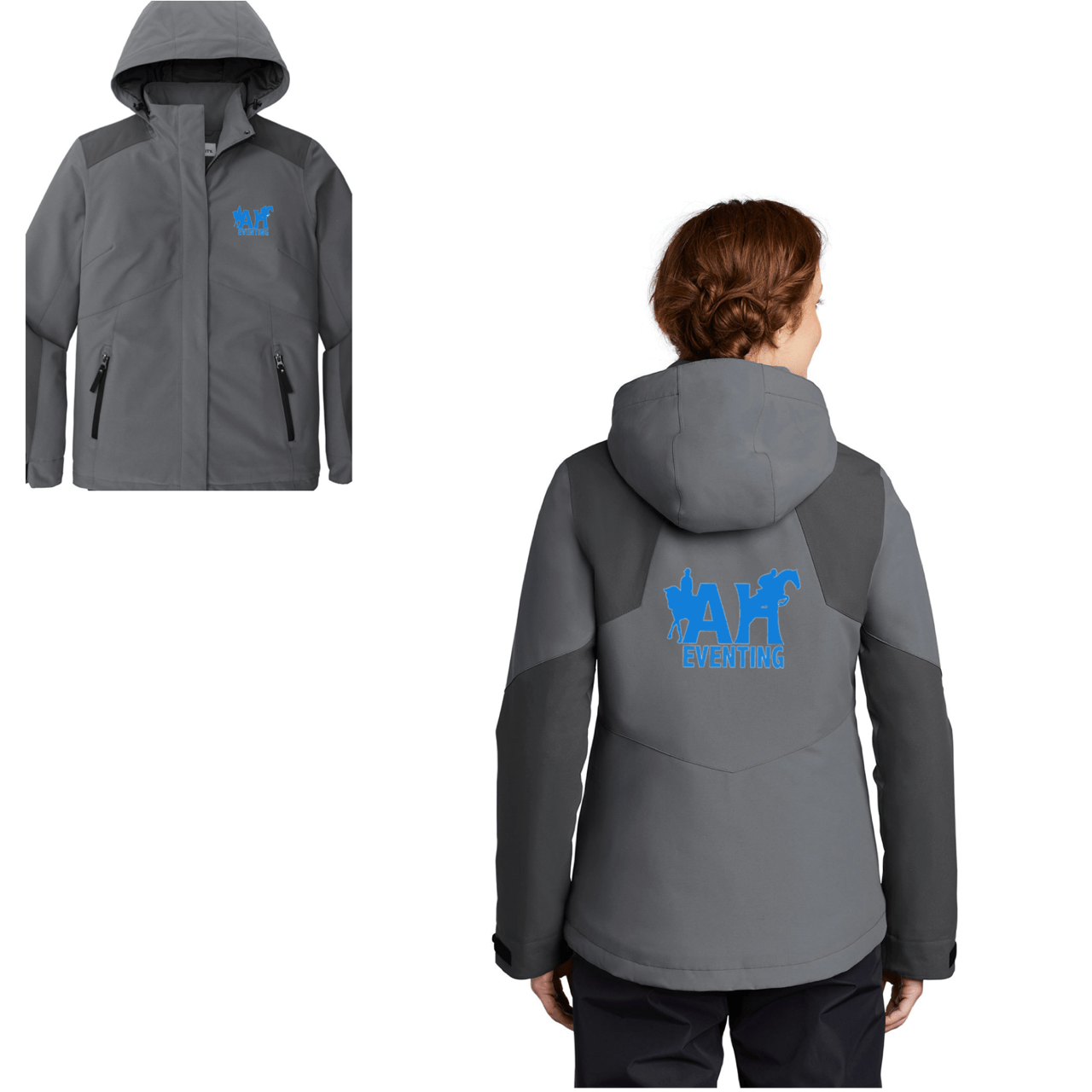 Equestrian Team Apparel Custom Jacket AH Eventing Hooded Jacket equestrian team apparel online tack store mobile tack store custom farm apparel custom show stable clothing equestrian lifestyle horse show clothing riding clothes horses equestrian tack store