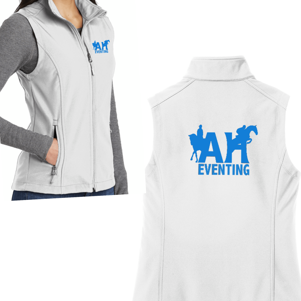 Equestrian Team Apparel Custom Jacket AH Eventing Women's Vest equestrian team apparel online tack store mobile tack store custom farm apparel custom show stable clothing equestrian lifestyle horse show clothing riding clothes horses equestrian tack store