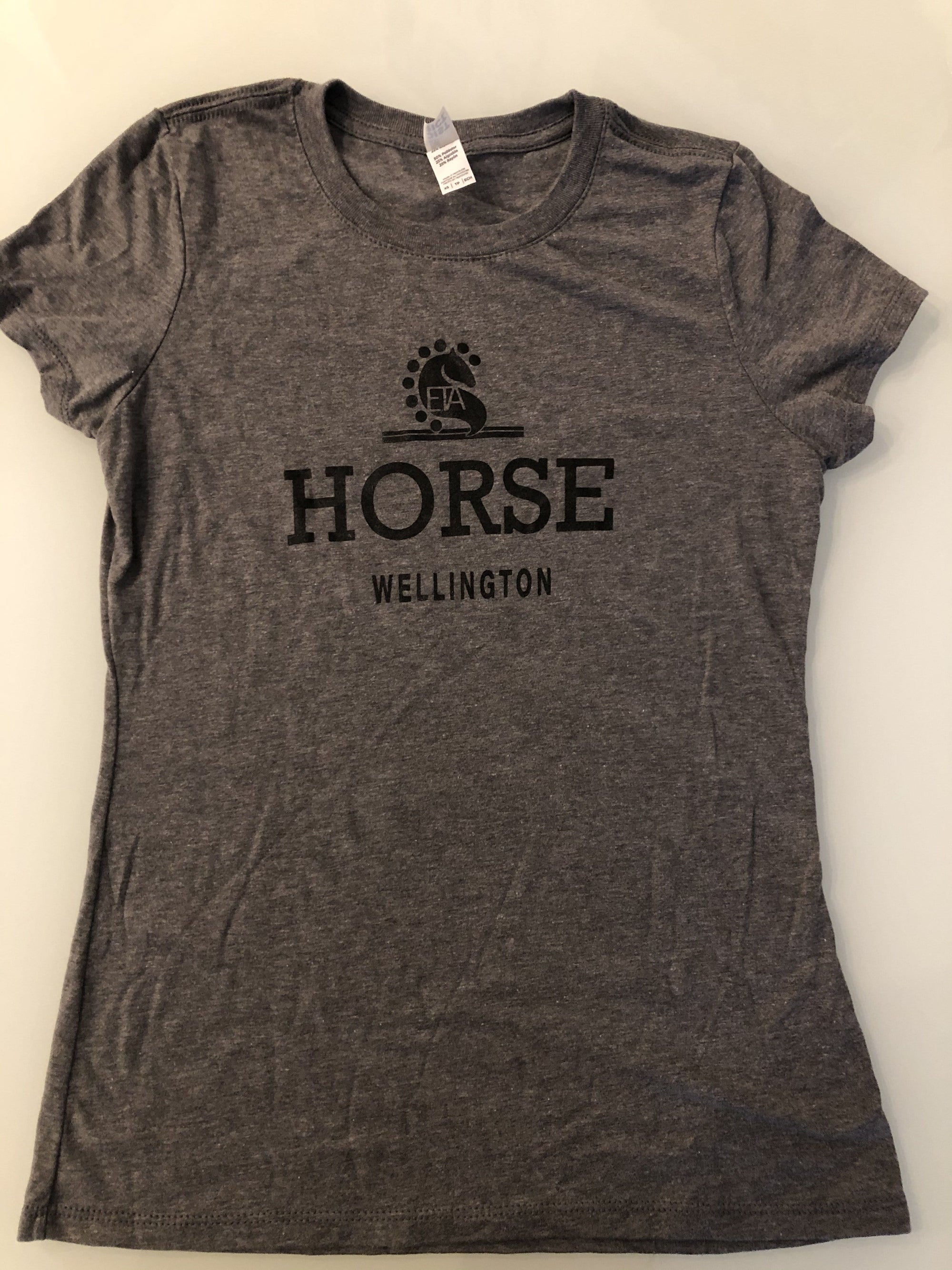 Equestrian Team Apparel Graphic Tees Grey Horse Graphic Tee - ETA equestrian team apparel online tack store mobile tack store custom farm apparel custom show stable clothing equestrian lifestyle horse show clothing riding clothes horses equestrian tack store