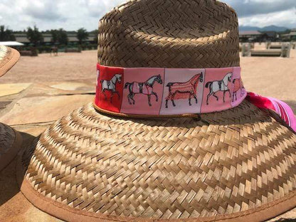 Island Girl Sun Hat Pink Ribbon Derby Day -Island Girls Hats equestrian team apparel online tack store mobile tack store custom farm apparel custom show stable clothing equestrian lifestyle horse show clothing riding clothes horses equestrian tack store