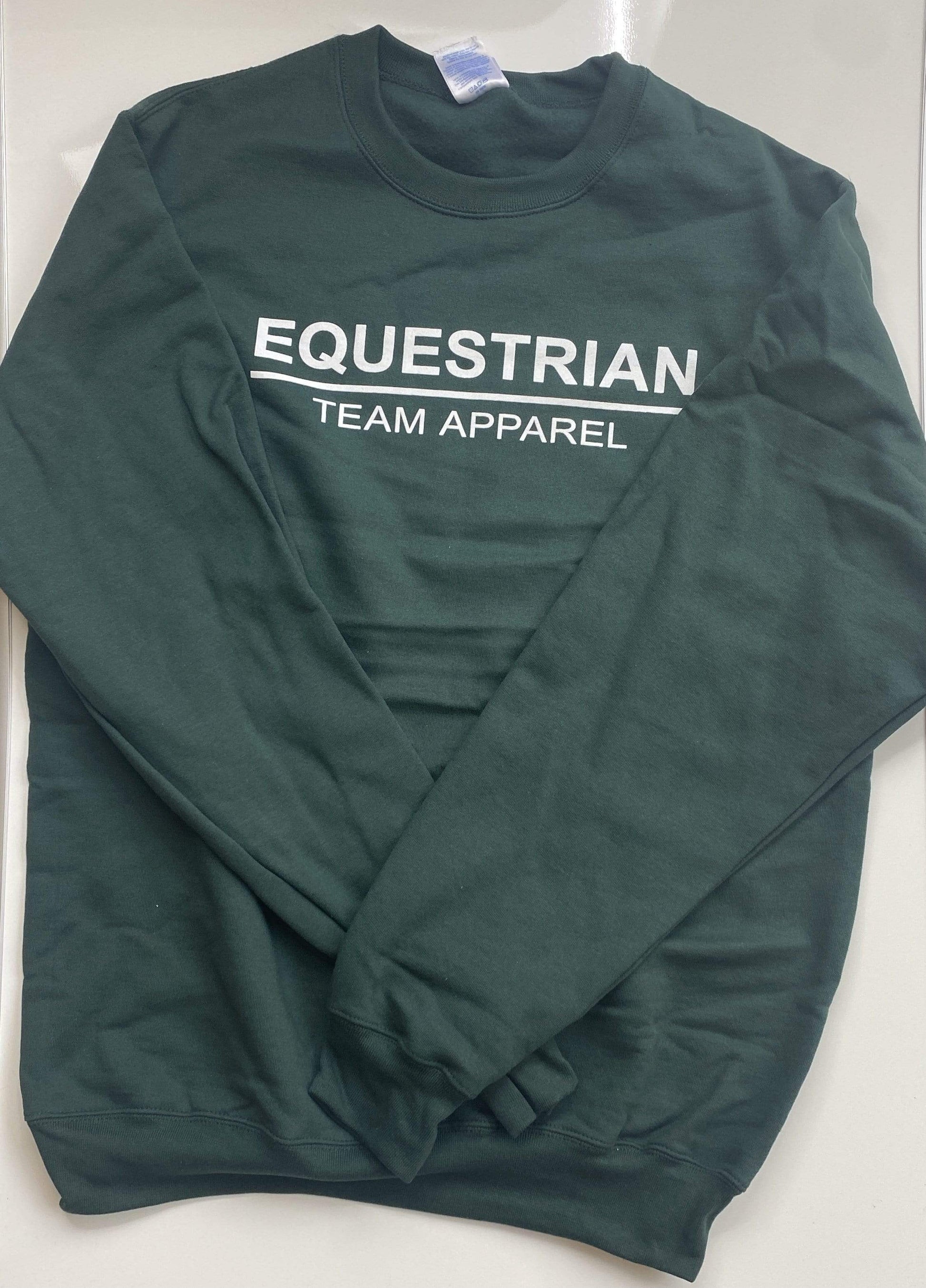 Equestrian Team Apparel Women's Sweat Shirt M / Hunter Green ETA Sweatshirts equestrian team apparel online tack store mobile tack store custom farm apparel custom show stable clothing equestrian lifestyle horse show clothing riding clothes horses equestrian tack store