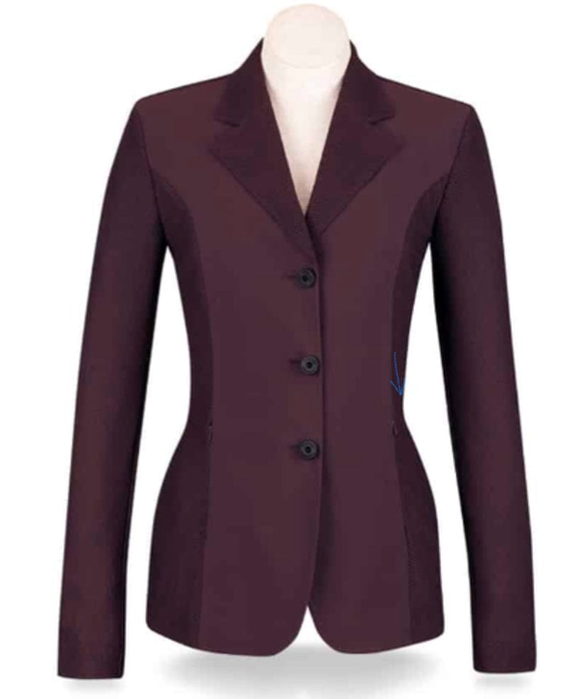 RJ Classics Show Coat Dark Berry / 00 Harmony Mesh Ladies Show Coat - RJ Classics equestrian team apparel online tack store mobile tack store custom farm apparel custom show stable clothing equestrian lifestyle horse show clothing riding clothes horses equestrian tack store