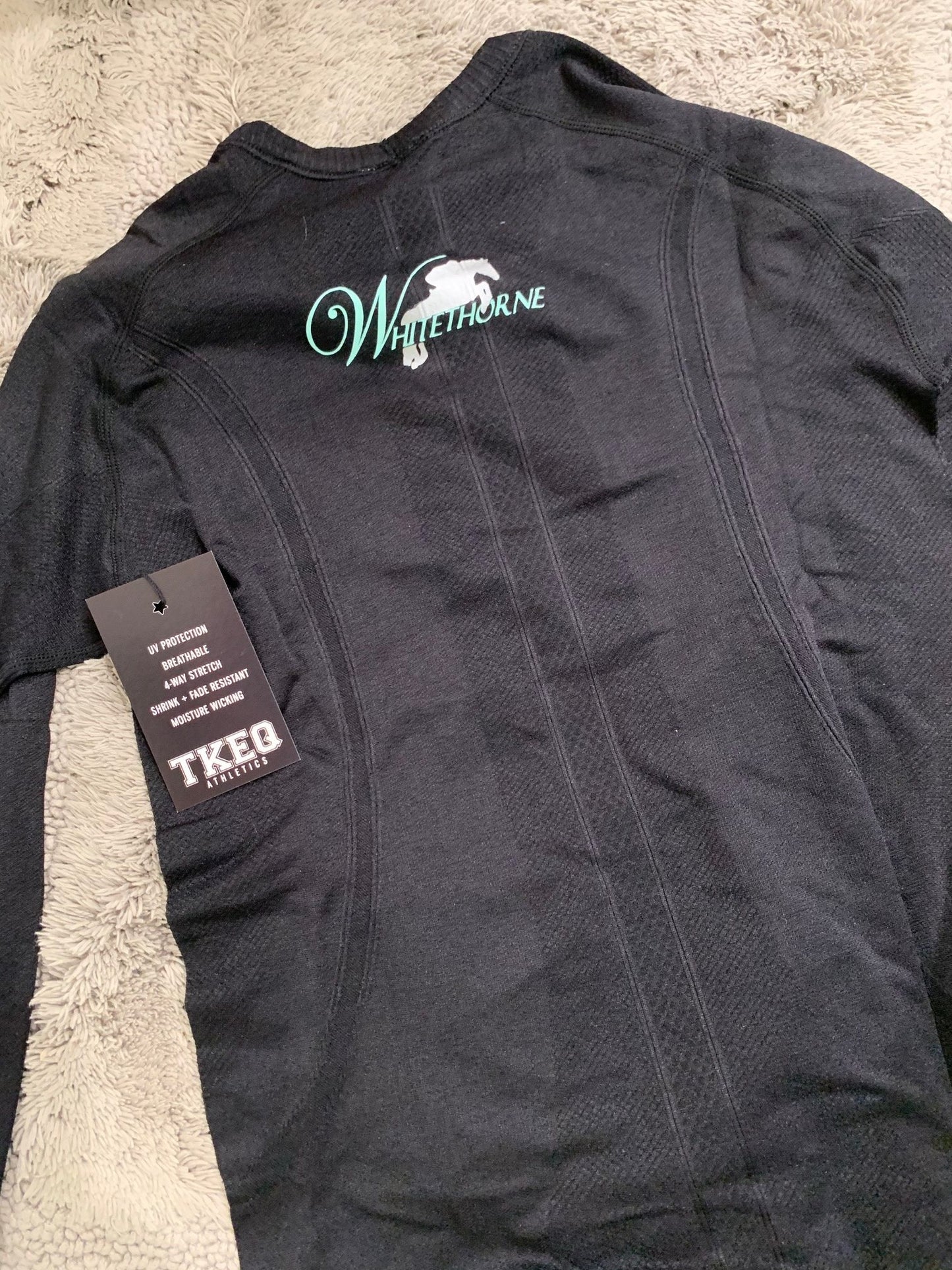 Equestrian Team Apparel Custom Shirts Whitehorne TKEQ Longsleeve equestrian team apparel online tack store mobile tack store custom farm apparel custom show stable clothing equestrian lifestyle horse show clothing riding clothes horses equestrian tack store