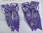 PonyTail Bows 3" Tails Purple Bandana Bows equestrian team apparel online tack store mobile tack store custom farm apparel custom show stable clothing equestrian lifestyle horse show clothing riding clothes PonyTail Bows | Equestrian Hair Accessories horses equestrian tack store