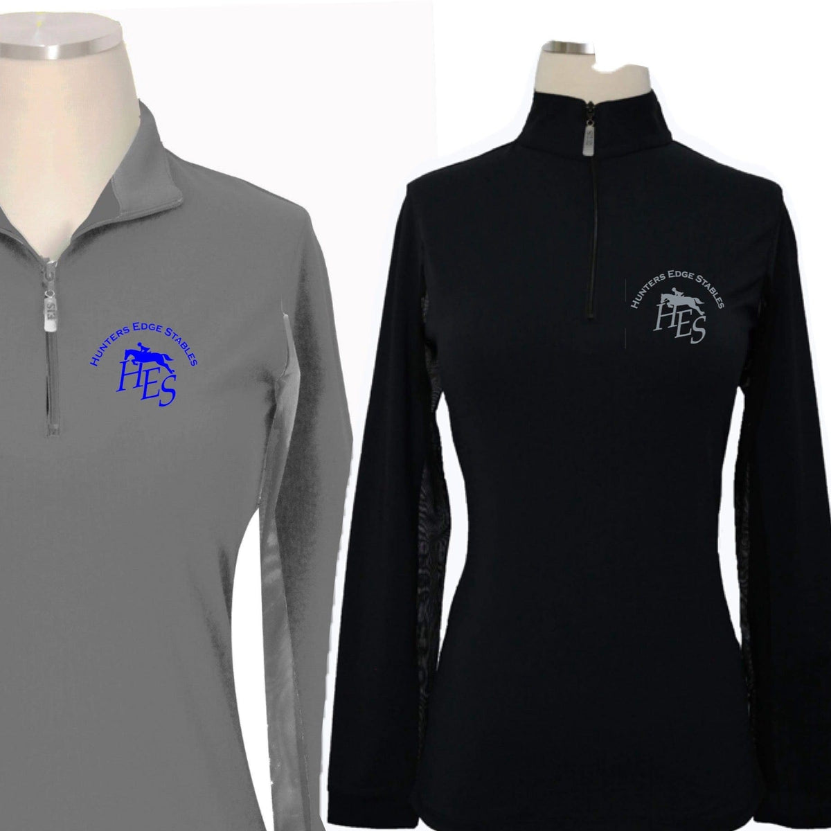 Equestrian Team Apparel Hunters Edge Stables Sun Shirt equestrian team apparel online tack store mobile tack store custom farm apparel custom show stable clothing equestrian lifestyle horse show clothing riding clothes horses equestrian tack store