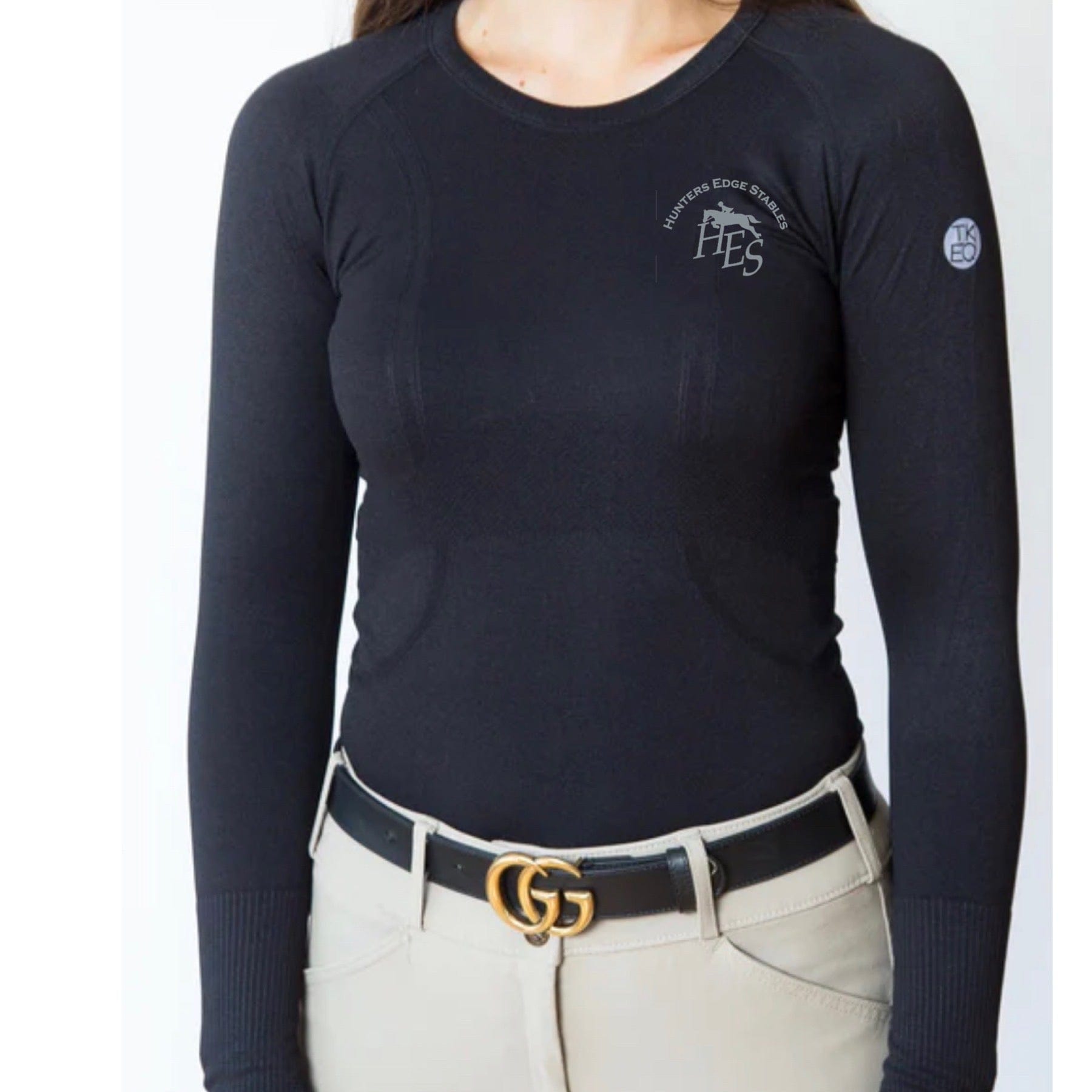 Equestrian Team Apparel Hunters Edge Stables TKEQ tech shirt equestrian team apparel online tack store mobile tack store custom farm apparel custom show stable clothing equestrian lifestyle horse show clothing riding clothes horses equestrian tack store