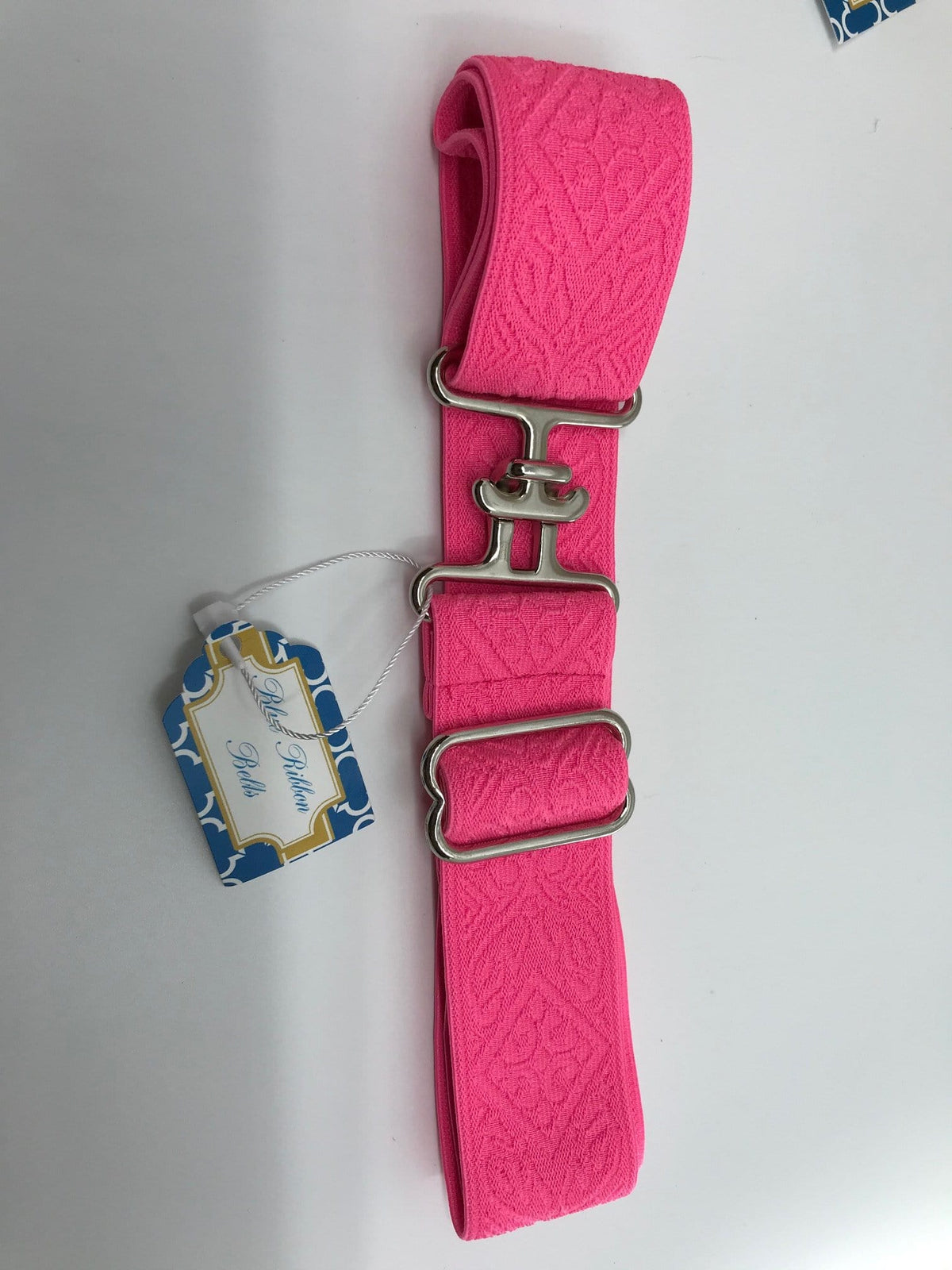 Blue Ribbon Belts Belt Bright Pink Pattern Blue Ribbon Belts 1.5" equestrian team apparel online tack store mobile tack store custom farm apparel custom show stable clothing equestrian lifestyle horse show clothing riding clothes horses equestrian tack store