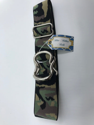 Blue Ribbon Belts Belt Green Camo Blue Ribbon Belts 1.5" equestrian team apparel online tack store mobile tack store custom farm apparel custom show stable clothing equestrian lifestyle horse show clothing riding clothes horses equestrian tack store