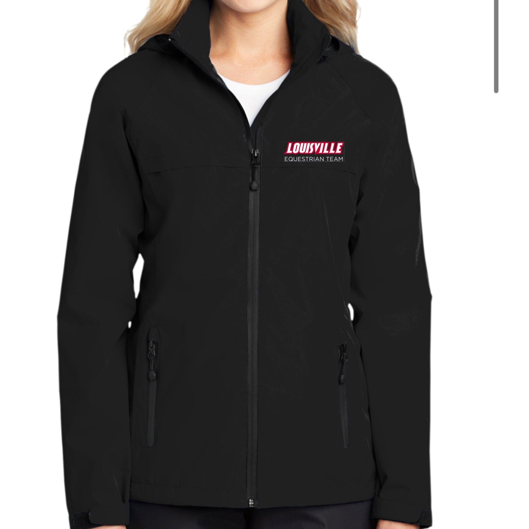 Equestrian Team Apparel Louisville Equestrian Team Hunt Seat Raincoat equestrian team apparel online tack store mobile tack store custom farm apparel custom show stable clothing equestrian lifestyle horse show clothing riding clothes horses equestrian tack store