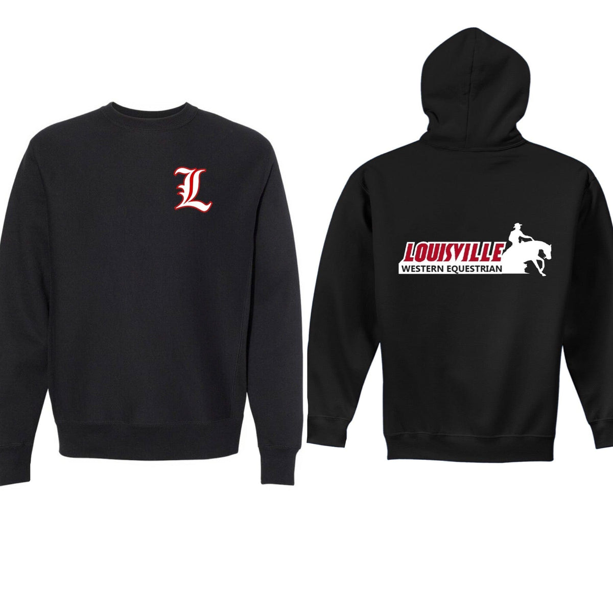 Equestrian Team Apparel Louisville Western Equestrian Team Hoodie and Sweatshirt equestrian team apparel online tack store mobile tack store custom farm apparel custom show stable clothing equestrian lifestyle horse show clothing riding clothes horses equestrian tack store