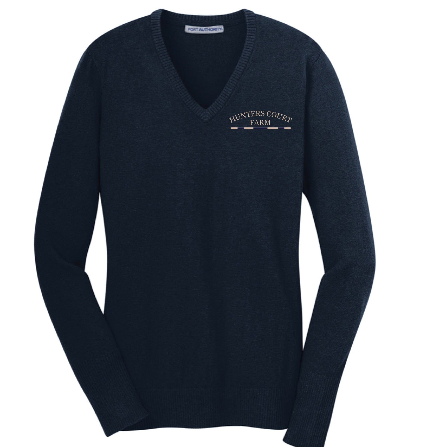 Equestrian Team Apparel Hunters Court Farm Ladies V neck sweater equestrian team apparel online tack store mobile tack store custom farm apparel custom show stable clothing equestrian lifestyle horse show clothing riding clothes horses equestrian tack store