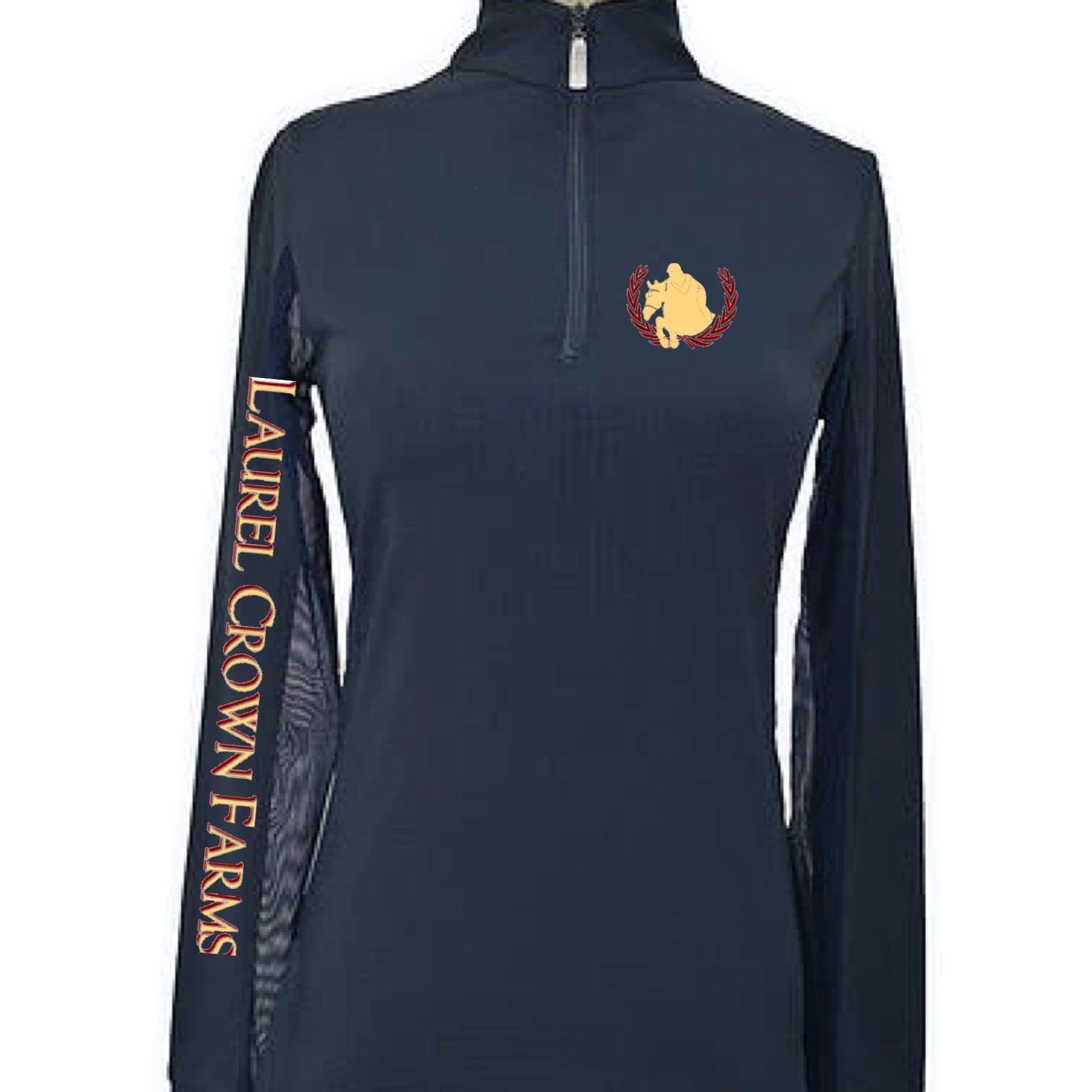 Equestrian Team Apparel Laurel Crown Farms Sun Shirt equestrian team apparel online tack store mobile tack store custom farm apparel custom show stable clothing equestrian lifestyle horse show clothing riding clothes horses equestrian tack store