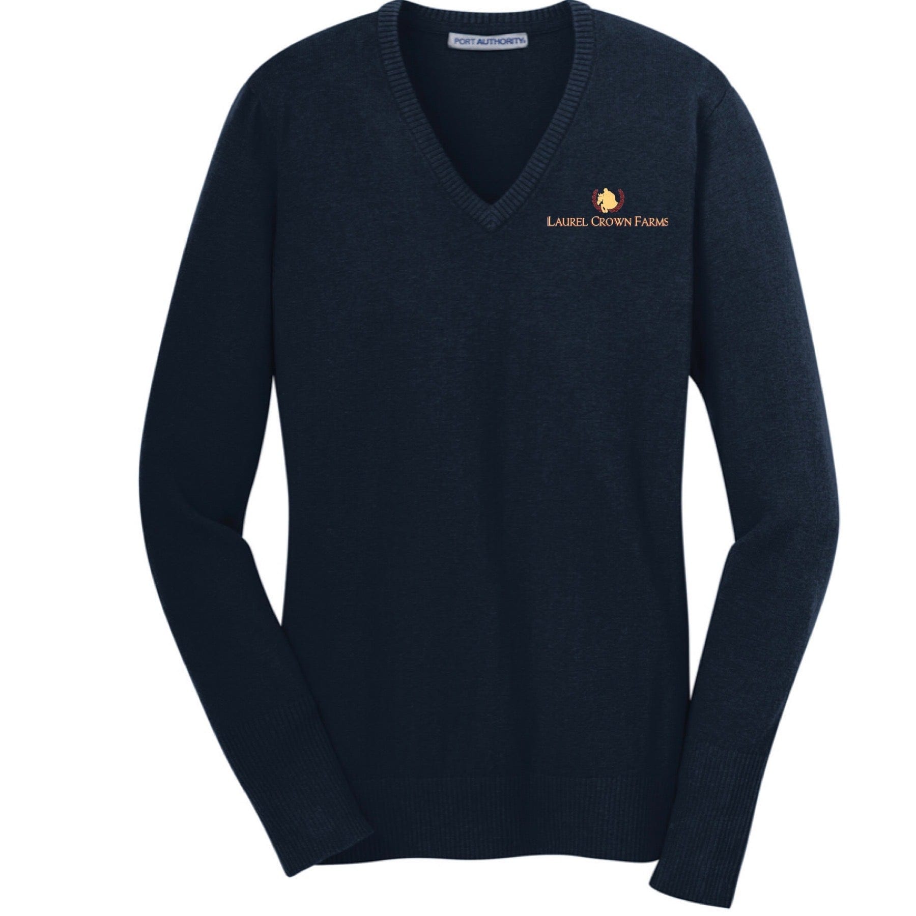 Equestrian Team Apparel Laurel Crown Farms V neck sweater equestrian team apparel online tack store mobile tack store custom farm apparel custom show stable clothing equestrian lifestyle horse show clothing riding clothes horses equestrian tack store