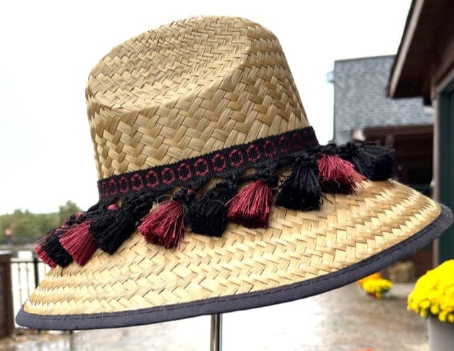 Island Girl Sun Hat Island Girl Hats Tassels equestrian team apparel online tack store mobile tack store custom farm apparel custom show stable clothing equestrian lifestyle horse show clothing riding clothes horses equestrian tack store