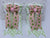 PonyTail Bows 3" Tails PonyTail Bows- White Green Motif/Spice equestrian team apparel online tack store mobile tack store custom farm apparel custom show stable clothing equestrian lifestyle horse show clothing riding clothes PonyTail Bows | Equestrian Hair Accessories horses equestrian tack store