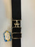 Blue Ribbon Belts Belt Black W/T Buckle Blue Ribbon Belts 1.5" equestrian team apparel online tack store mobile tack store custom farm apparel custom show stable clothing equestrian lifestyle horse show clothing riding clothes horses equestrian tack store