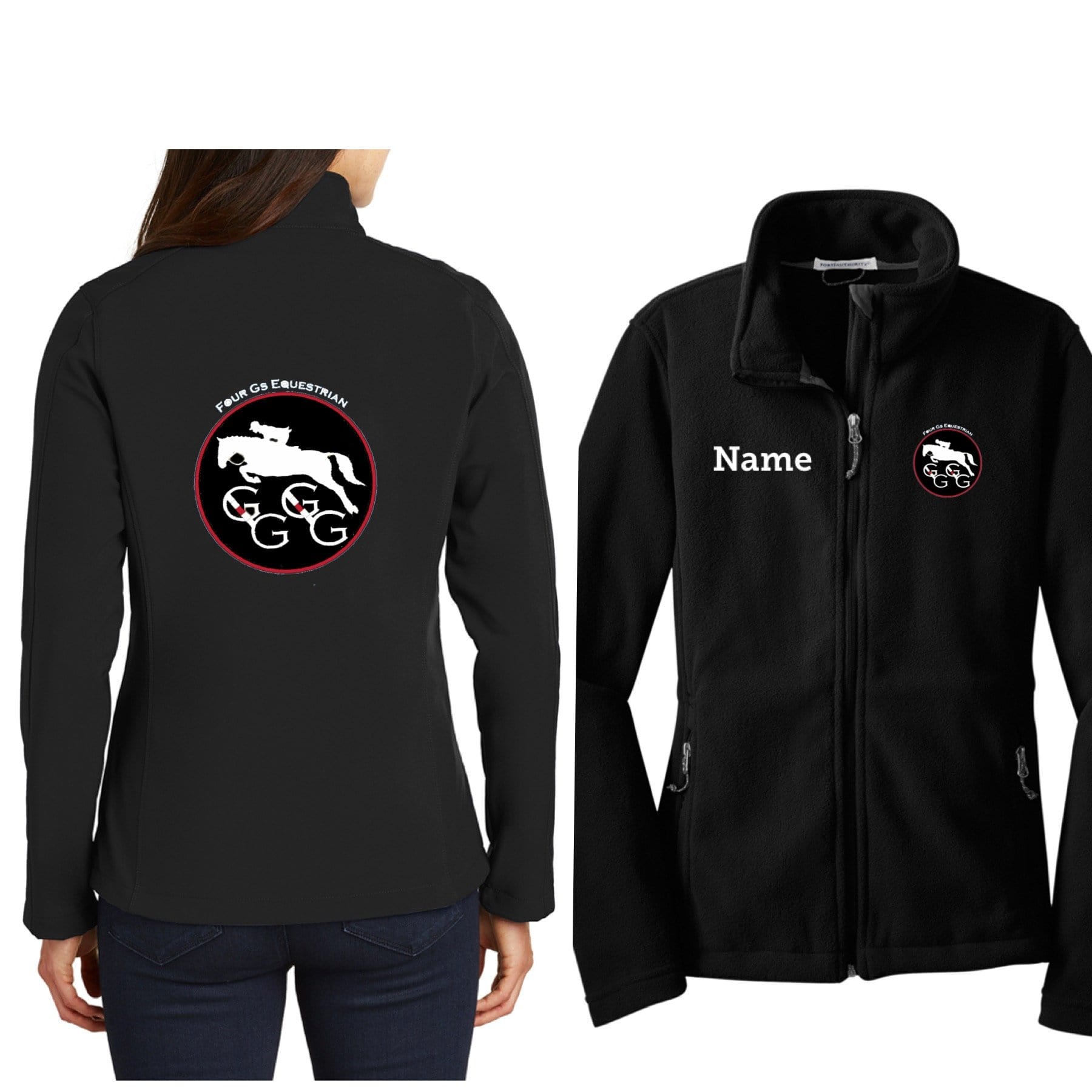 Equestrian Team Apparel Custom Team Jackets Four G's Shell Jacket equestrian team apparel online tack store mobile tack store custom farm apparel custom show stable clothing equestrian lifestyle horse show clothing riding clothes horses equestrian tack store