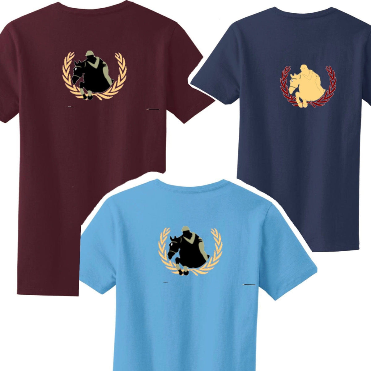 Equestrian Team Apparel Laurel Crown Farms Tee Shirt equestrian team apparel online tack store mobile tack store custom farm apparel custom show stable clothing equestrian lifestyle horse show clothing riding clothes horses equestrian tack store