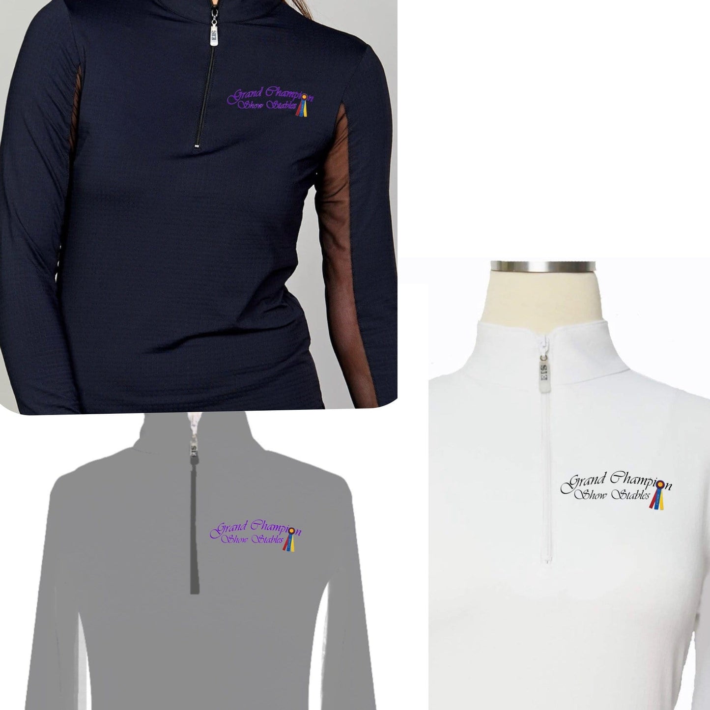 Equestrian Team Apparel Grand Champion Show Stables Sun Shirt equestrian team apparel online tack store mobile tack store custom farm apparel custom show stable clothing equestrian lifestyle horse show clothing riding clothes horses equestrian tack store