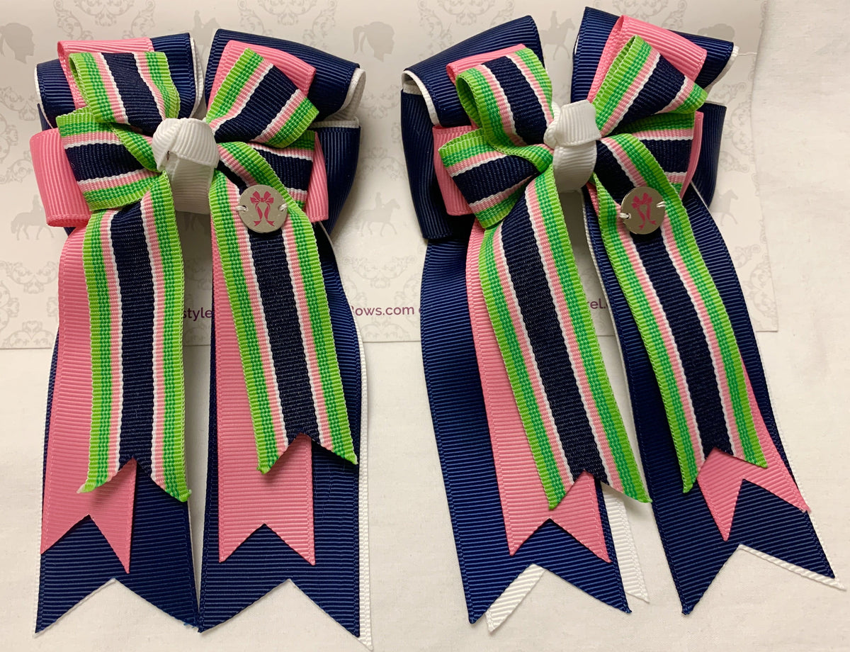 PonyTail Bows 3" Tails Anna PonyTail Bows equestrian team apparel online tack store mobile tack store custom farm apparel custom show stable clothing equestrian lifestyle horse show clothing riding clothes PonyTail Bows | Equestrian Hair Accessories horses equestrian tack store