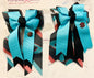 PonyTail Bows 3" Tails TikTok Geometric PonyTail Bows equestrian team apparel online tack store mobile tack store custom farm apparel custom show stable clothing equestrian lifestyle horse show clothing riding clothes PonyTail Bows | Equestrian Hair Accessories horses equestrian tack store