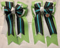 PonyTail Bows 3" Tails Tiffany Lime PonyTail Bows equestrian team apparel online tack store mobile tack store custom farm apparel custom show stable clothing equestrian lifestyle horse show clothing riding clothes PonyTail Bows | Equestrian Hair Accessories horses equestrian tack store