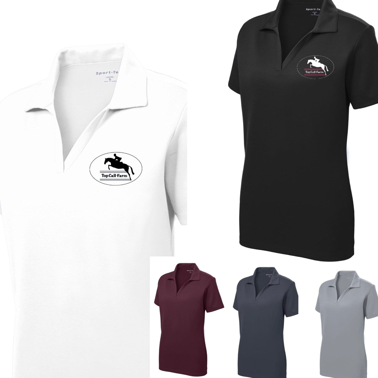 Equestrian Team Apparel Top Call Farm Polo equestrian team apparel online tack store mobile tack store custom farm apparel custom show stable clothing equestrian lifestyle horse show clothing riding clothes horses equestrian tack store