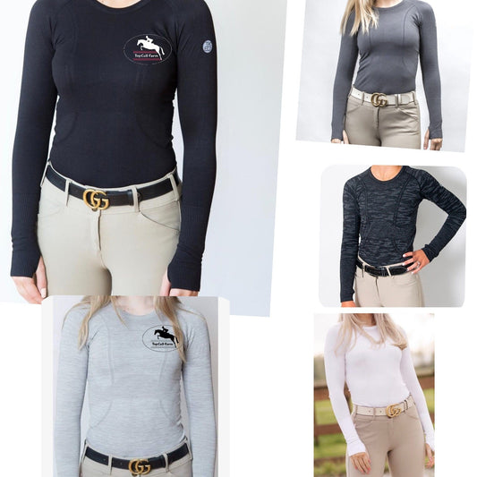 Equestrian Team Apparel Top Call Farm Tech Shirt equestrian team apparel online tack store mobile tack store custom farm apparel custom show stable clothing equestrian lifestyle horse show clothing riding clothes horses equestrian tack store