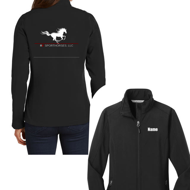 Equestrian Team Apparel Custom Team Shirts RE Sporthorses, LLC Shell Jacket equestrian team apparel online tack store mobile tack store custom farm apparel custom show stable clothing equestrian lifestyle horse show clothing riding clothes horses equestrian tack store