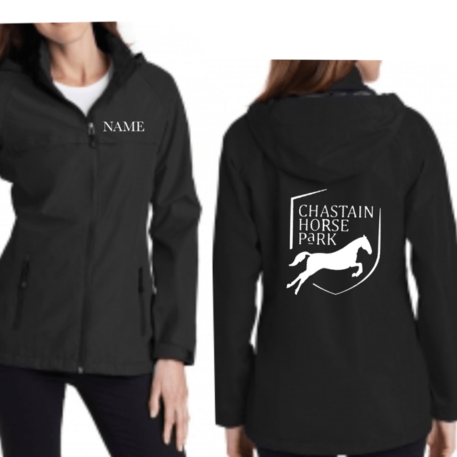 Equestrian Team Apparel Custom Team Hats Chastain Horse Park - Rain Jacket equestrian team apparel online tack store mobile tack store custom farm apparel custom show stable clothing equestrian lifestyle horse show clothing riding clothes horses equestrian tack store