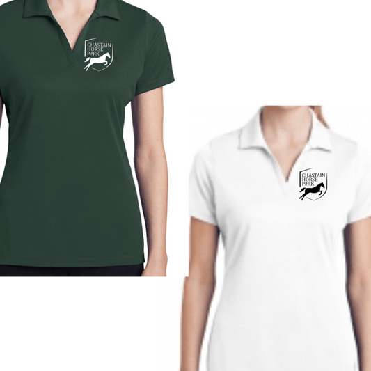 Equestrian Team Apparel Custom Team Shirts Chastain Horse Park - Polo Shirt equestrian team apparel online tack store mobile tack store custom farm apparel custom show stable clothing equestrian lifestyle horse show clothing riding clothes horses equestrian tack store