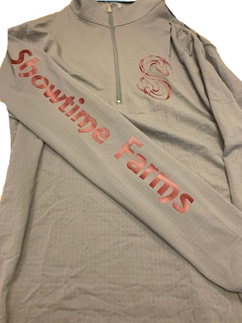 Equestrian Team Apparel Custom Team Shirts Showtime Farms Sun Shirt equestrian team apparel online tack store mobile tack store custom farm apparel custom show stable clothing equestrian lifestyle horse show clothing riding clothes horses equestrian tack store