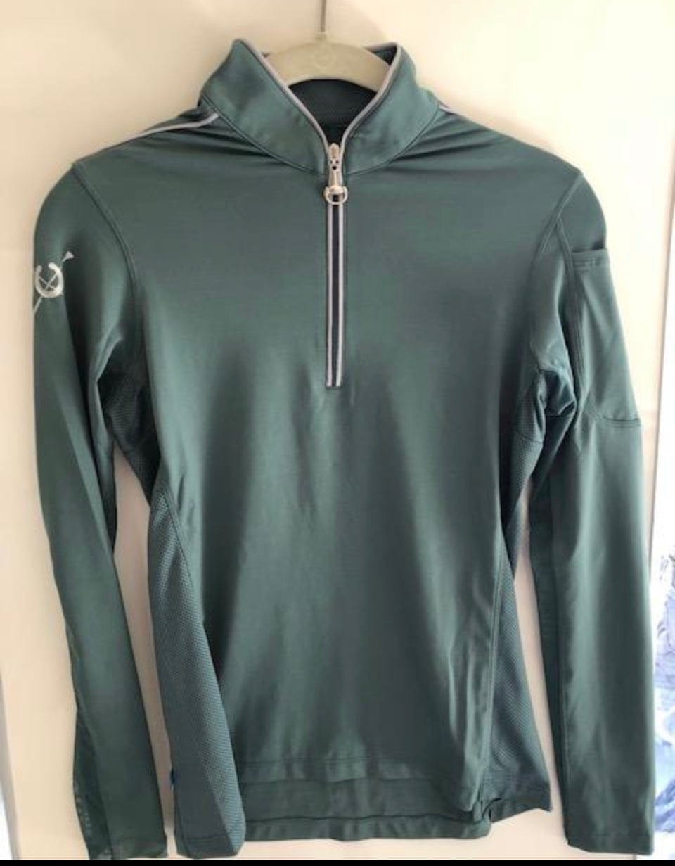 Equestrian Team Apparel South Boundary Stables Sun Shirt - Chest and Sleeve logo equestrian team apparel online tack store mobile tack store custom farm apparel custom show stable clothing equestrian lifestyle horse show clothing riding clothes horses equestrian tack store