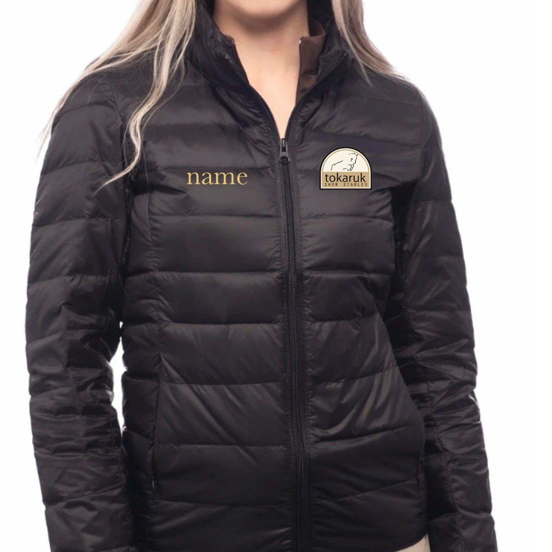 Equestrian Team Apparel Tokaruk Show Stables Puffy Jacket and Vest equestrian team apparel online tack store mobile tack store custom farm apparel custom show stable clothing equestrian lifestyle horse show clothing riding clothes horses equestrian tack store