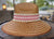 Island Girl Sun Hat One Size Island Girl Hats Raffia Fringe Red/Pink equestrian team apparel online tack store mobile tack store custom farm apparel custom show stable clothing equestrian lifestyle horse show clothing riding clothes horses equestrian tack store