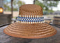 Island Girl Sun Hat One Size Island Girl Hats Raffia Fringe- Blueberry equestrian team apparel online tack store mobile tack store custom farm apparel custom show stable clothing equestrian lifestyle horse show clothing riding clothes horses equestrian tack store