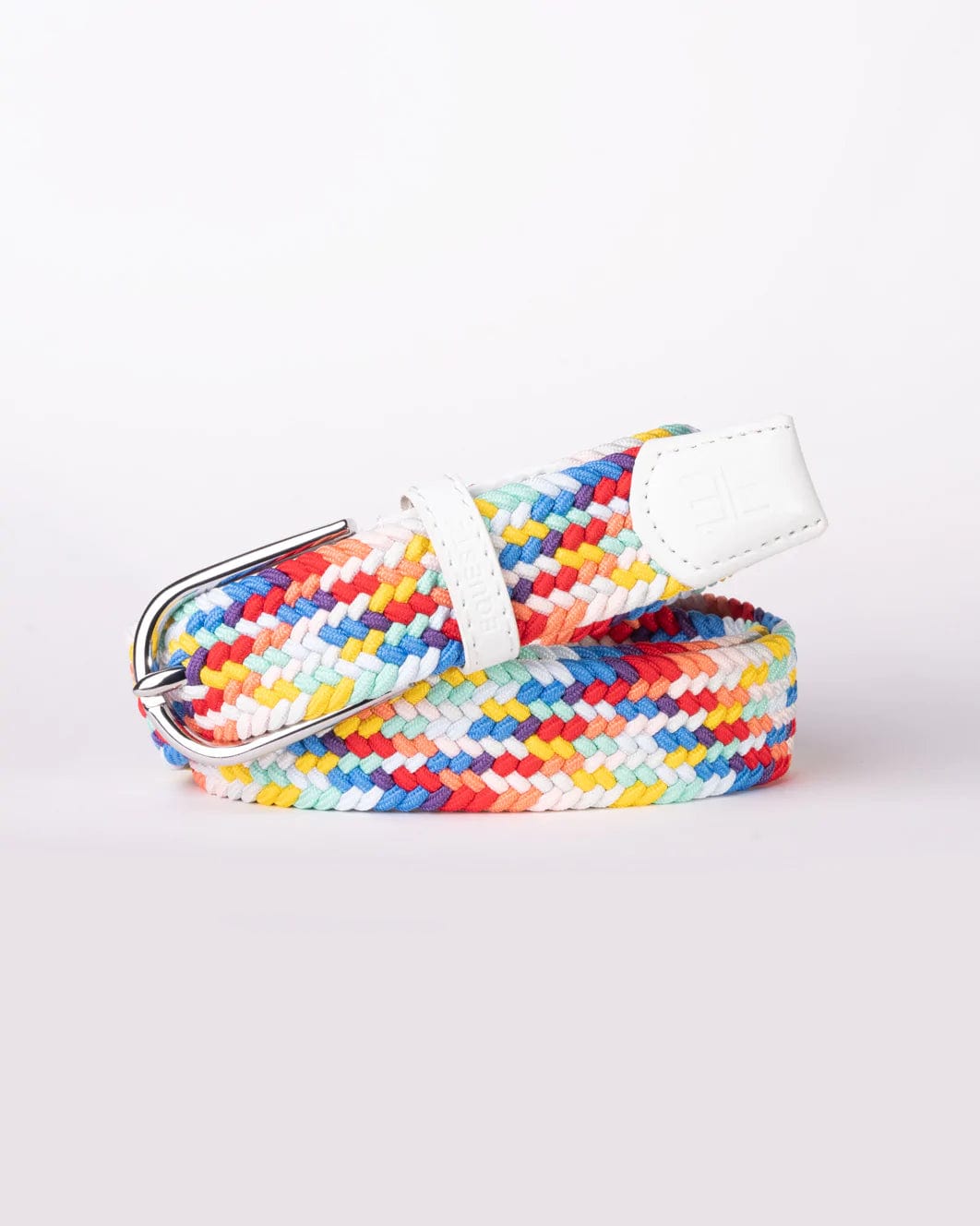 EQODE By Equiline Belts Kaleidoscope Equestly Braided Belt equestrian team apparel online tack store mobile tack store custom farm apparel custom show stable clothing equestrian lifestyle horse show clothing riding clothes horses equestrian tack store