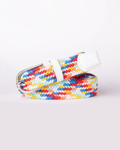 EQODE By Equiline Belts Kaleidoscope Equestly Braided Belt equestrian team apparel online tack store mobile tack store custom farm apparel custom show stable clothing equestrian lifestyle horse show clothing riding clothes horses equestrian tack store