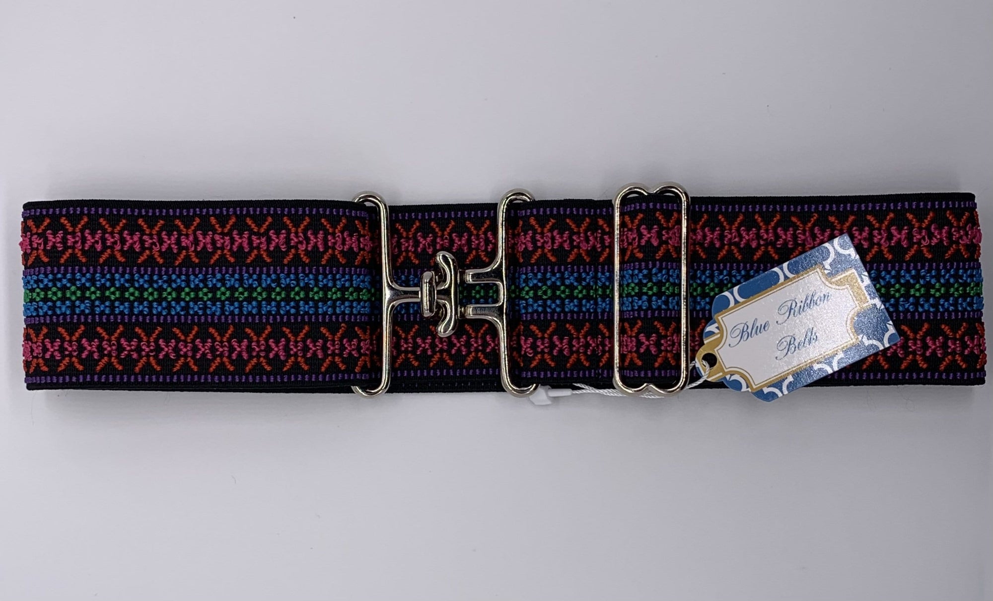 Blue Ribbon Belts Belt Pink Mix Chromosome Belt-2inch equestrian team apparel online tack store mobile tack store custom farm apparel custom show stable clothing equestrian lifestyle horse show clothing riding clothes horses equestrian tack store