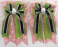 PonyTail Bows 3" Tails Pink White Polka Dot PonyTail Bows equestrian team apparel online tack store mobile tack store custom farm apparel custom show stable clothing equestrian lifestyle horse show clothing riding clothes PonyTail Bows | Equestrian Hair Accessories horses equestrian tack store