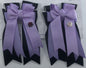 PonyTail Bows 3" Tails Purple Black PonyTail Bows equestrian team apparel online tack store mobile tack store custom farm apparel custom show stable clothing equestrian lifestyle horse show clothing riding clothes PonyTail Bows | Equestrian Hair Accessories horses equestrian tack store