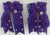 PonyTail Bows 3" Tails Purple Polka Dots PonyTail Bows equestrian team apparel online tack store mobile tack store custom farm apparel custom show stable clothing equestrian lifestyle horse show clothing riding clothes PonyTail Bows | Equestrian Hair Accessories horses equestrian tack store