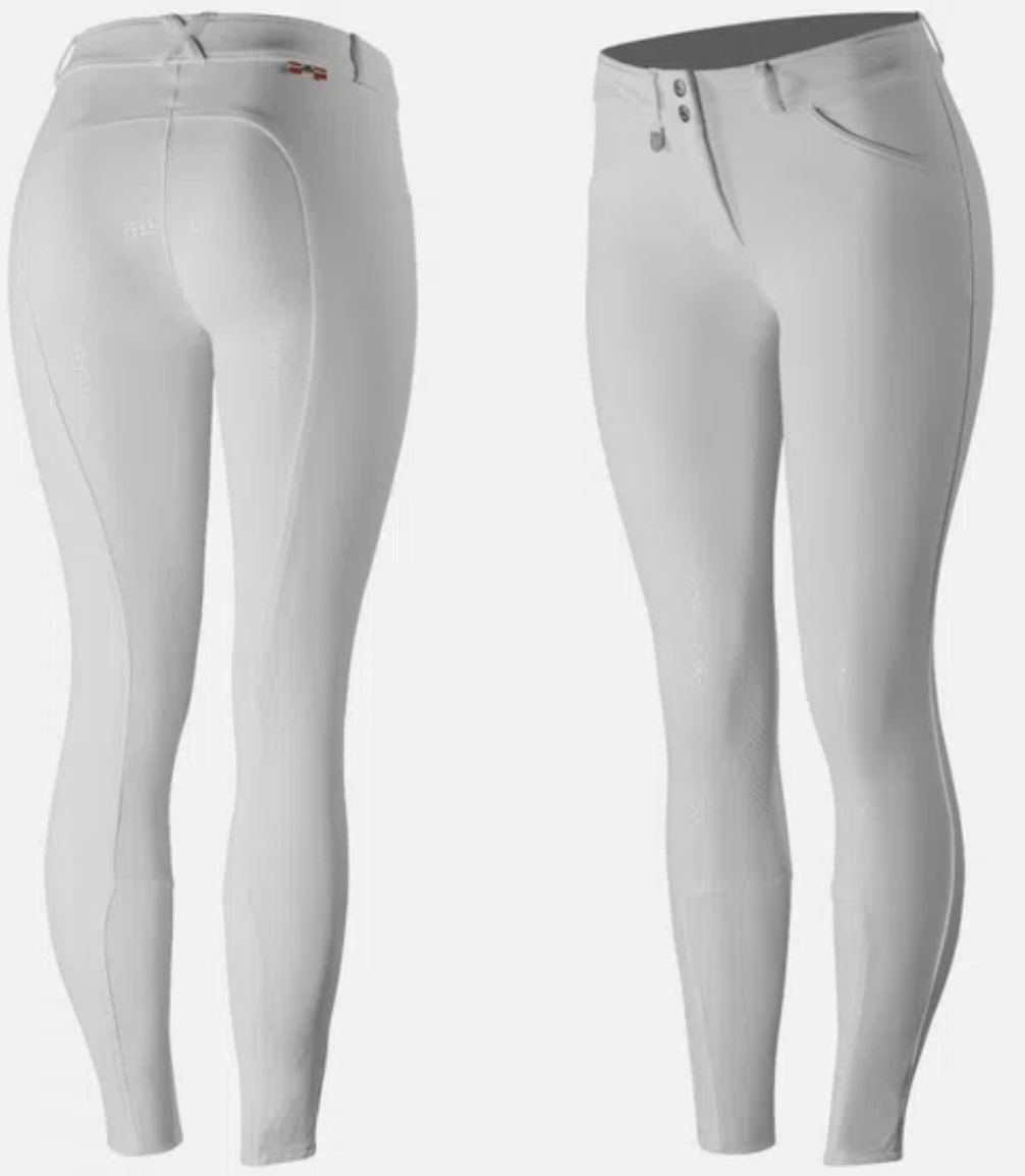 Horze Breeches White / US 22 (EUR 34) Horze Full Seat Grand Prix Silicon equestrian team apparel online tack store mobile tack store custom farm apparel custom show stable clothing equestrian lifestyle horse show clothing riding clothes horses equestrian tack store
