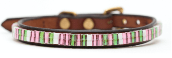 Just Fur Fun dog collar Palm Beach / Brown 14 Inch Just Fur Fun Dog Collars (1/2" wide) equestrian team apparel online tack store mobile tack store custom farm apparel custom show stable clothing equestrian lifestyle horse show clothing riding clothes horses equestrian tack store